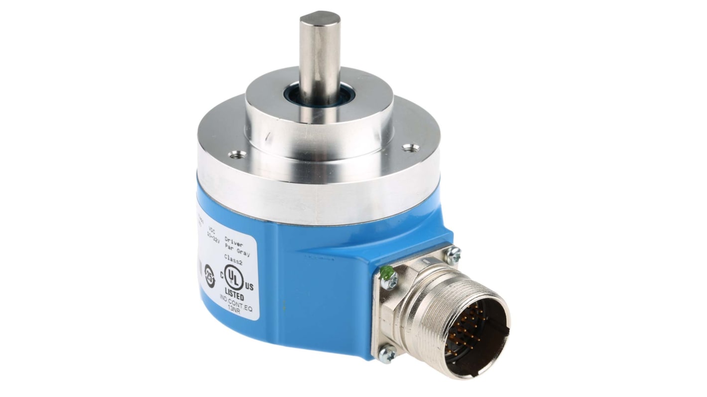 Encoder assoluto Sick ARS60-G4A00360, 360 impulsi/giro, diametro albero 10 mm, grado di protezione IP65.
