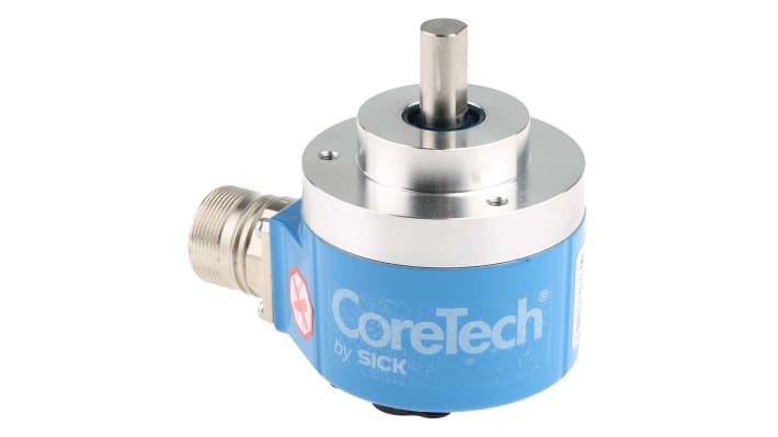 Encoder assoluto Sick ARS60-G4A00360, 360 impulsi/giro, diametro albero 10 mm, grado di protezione IP65.