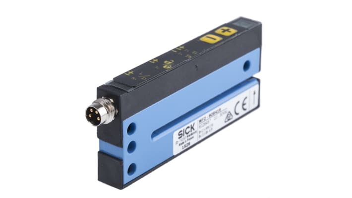 Sensore fotoelettrico a forcella Sick WF2-60B416, rilevamento a fascio diretto, montaggio a pannello, grado di protezione IP65.