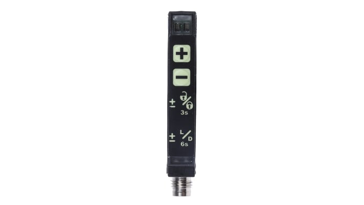 Sensore fotoelettrico a forcella Sick WF2-40B410, rilevamento 2 mm, montaggio a pannello, custodia in alluminio, IP65.