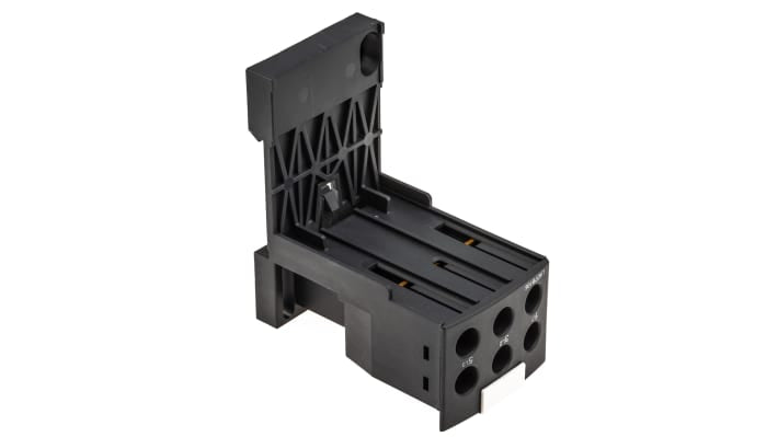 Morsettiera Schneider Electric LAD7B106 per Serie LR3D e LRD - Guida DIN - Accessori per contattori e relè industriali.
