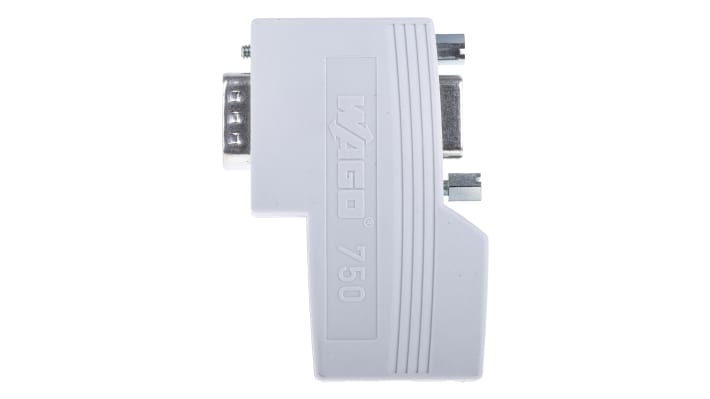 Zoccolo relè Wago 750970 per Profibus, connettore D-Sub 9 pin, alimentazione 4,75-5,25 V c.c., IP20, montaggio rapido.