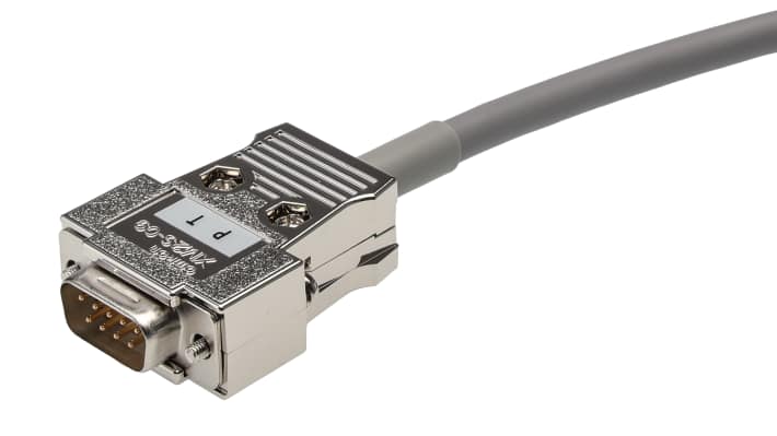 Cavo Omron XW2Z-200T per HMI Serie NS, lungo 2 metri, per collegamento RS232 a dispositivi CJ1, CQM1H, CPM1-CIF01 e CPM2C-CN111.
