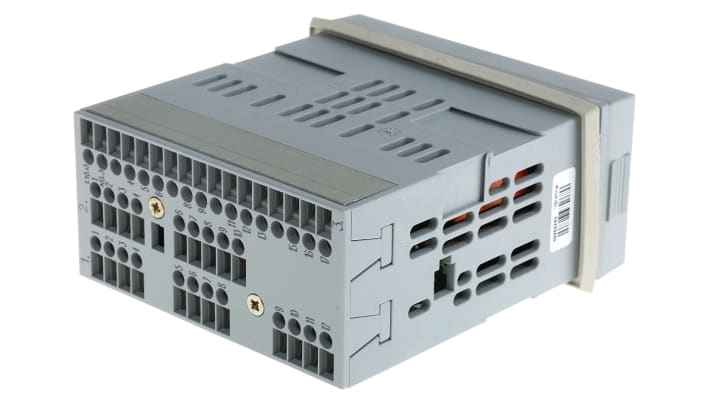 Jumo 703043/181-000-23/000, termoregolatore PID dTRON 300, 96 x 48 mm, 110-240 V, 4 uscite logiche, display LCD multicolore.