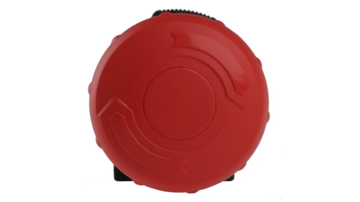 Pulsante di arresto di emergenza Allen Bradley 800F, montaggio a pannello, diametro foro 22,5 mm, colore rosso, IP66.