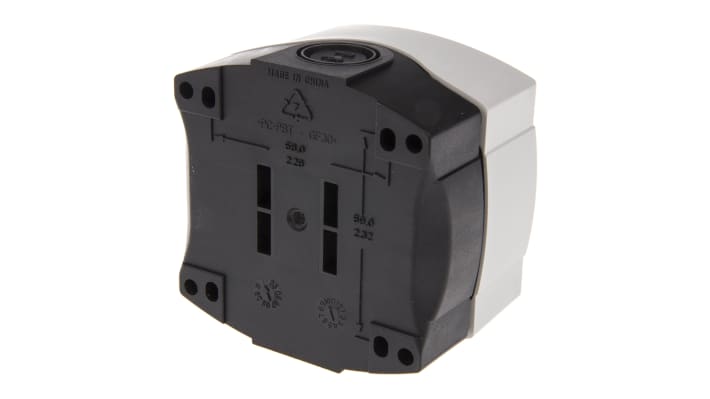Scatola pulsante Allen Bradley 800F-1PP1, IP66, con 1 contatto N/A e 1 contatto N/C, montaggio a pannello, colore grigio.