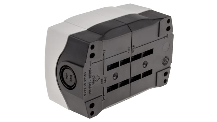 Allen Bradley 800F-2PP1, scatola pulsante IP66 per arresto-avvio, 10A, 600V, contatti 1NC/1NO, dimensioni 124x79x58mm.