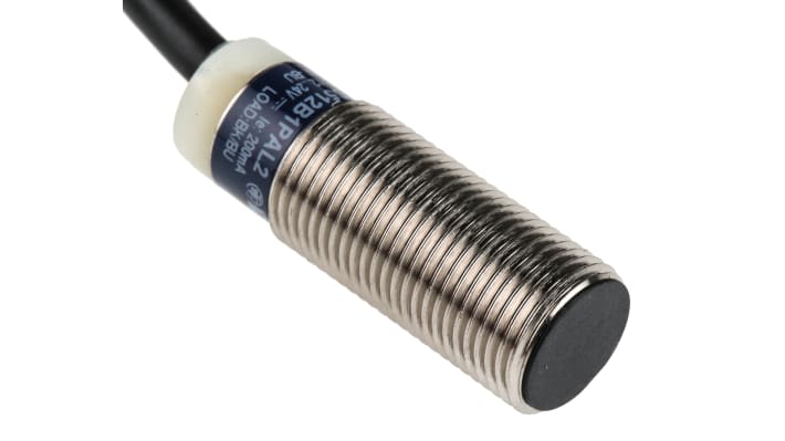 Sensore di prossimità induttivo Telemecanique XS512B1PAL2 PNP M12 x 1, rilevamento 2 mm, IP68, per applicazioni industriali.