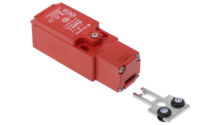 Interruttore di interblocco di sicurezza Allen Bradley Guardmaster 440K-C21098, configurazione 2NC/1NA, grado di protezione IP67.