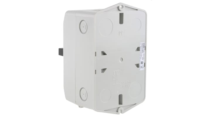 Interruttore di isolamento Siemens 3LD2064-1GP51, 3 poli, 16 A, IP65, dimensioni 152x100x117 mm, lucchettabile.