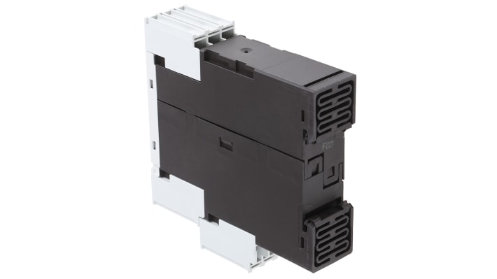 Relè di monitoraggio Siemens 3UG4617-1CR20, DPDT, tensione 160-690 V, montaggio su guida DIN, dimensioni 91 x 22,5 x 92 mm.