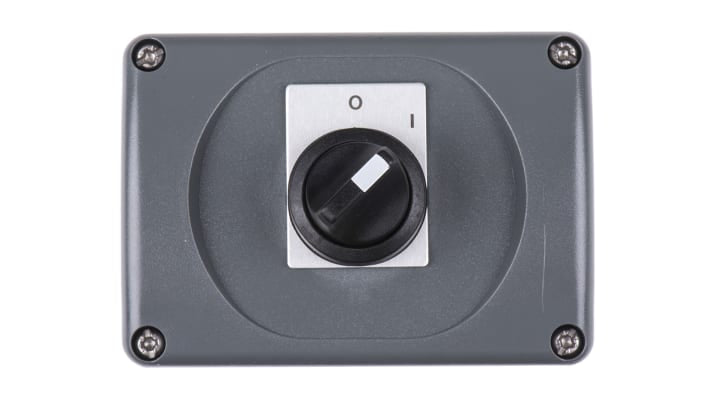 Interruttore stazione di controllo ABB con selettori a due e tre posizioni, grado di protezione IP65, dimensioni 43x30x78.5 mm.