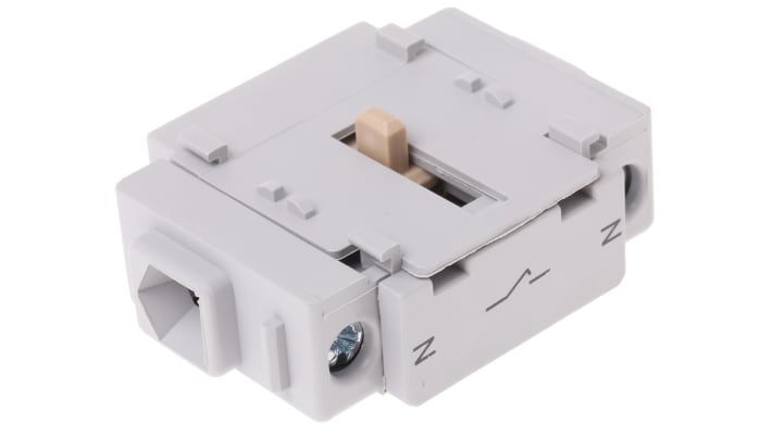 Siemens 3LD9220-0C, modulo contatti 1NO per elementi di commutazione, installabile a sinistra o destra, certificato CE.