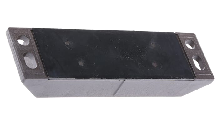 Interruttore di sicurezza senza contatto Siemens 3SE6704-2BA, design rettangolare, grado di protezione IP67, dimensioni 37x15 mm.