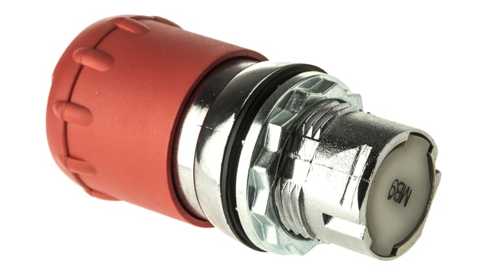 Pulsante di arresto di emergenza Allen Bradley 800FM-MT34, montaggio a pannello, diametro foro 22,5 mm, grado di protezione IP66.