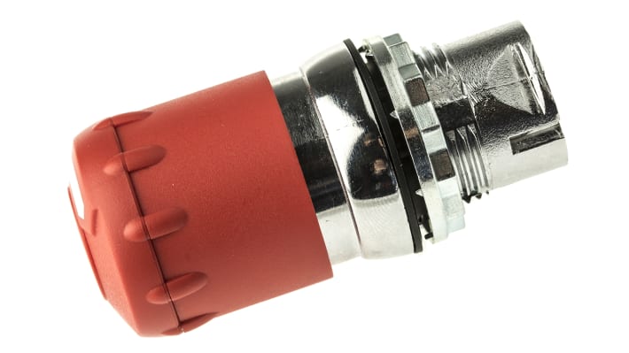 Pulsante di arresto di emergenza Allen Bradley 800FM-MT34, montaggio a pannello, diametro foro 22,5 mm, grado di protezione IP66.