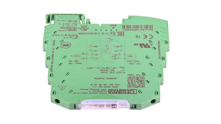 Condizionatore di segnale Phoenix Contact 2864406, serie 3RS7002 ATEX, montaggio su guida DIN, alimentazione 19.2-30V cc.