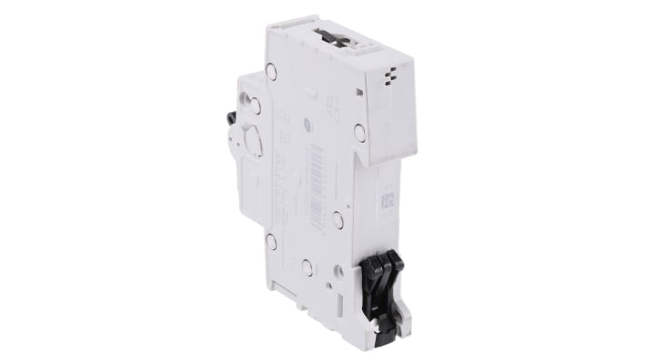 Interruttore magnetotermico ABB S201M-C20, 1P 20A, montaggio su guida DIN, capacità di rottura 10 kA, dimensioni 88mm x 17.5mm x 76mm.