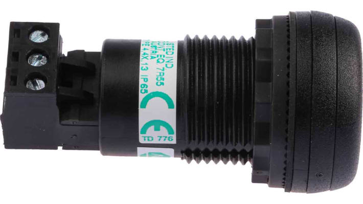 Sirena Allen Bradley 855P-B20SE22, montaggio a pannello, 240 V c.a., IP65, volume 80 dB, temperatura -25/+60 °C.