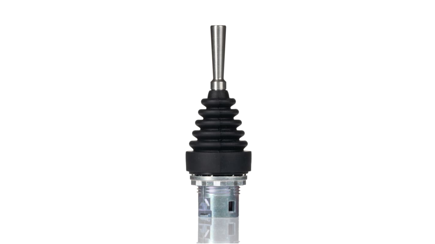 Interruttore a levetta IP66 (On)-Off-(On) 4PST Allen Bradley 800FM-JR4 per montaggio a pannello. Metallo resistente, 4 posizioni, durata meccanica 100.000 cicli.