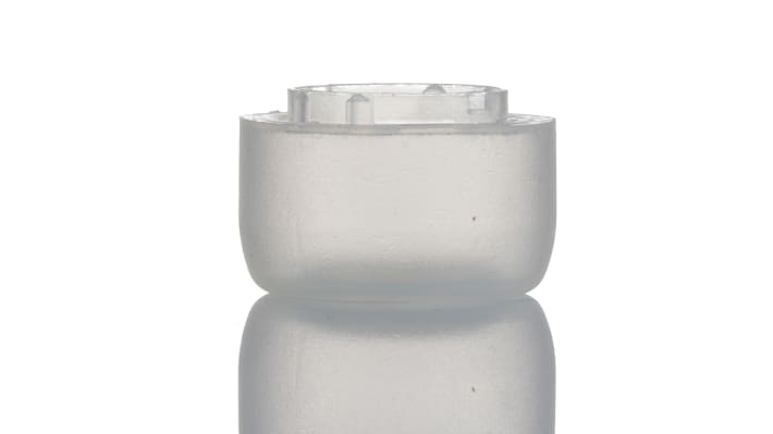 Cappuccio per pulsante Serie 800F Allen Bradley 800F-ABE7, in silicone trasparente per protezione IP69K. Compatibile con pulsanti illuminati e non, resistente a temperature da -25 °C a +70 °C. Ideale per ambienti industriali.