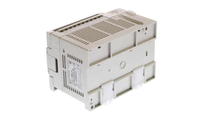 Modulo logico Mitsubishi Electric FX3U-16MR/ES per guida DIN, 8 ingressi/uscite relè, dimensioni 130 x 90 x 86 mm.