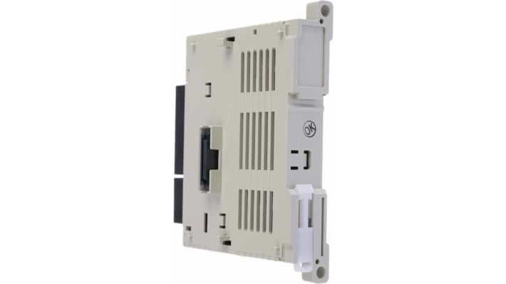 Modulo I/O Mitsubishi Electric FX3U-4AD-ADP, 4 canali analogici 0-10V e 4-20mA, montaggio a sinistra, dimensioni 106 x 17,6 x 89,5 mm.