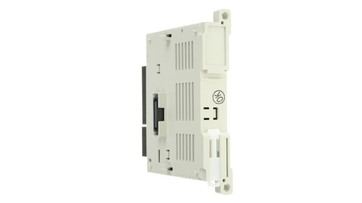 Modulo I/O Mitsubishi Electric FX3U-4AD-PT-ADP per applicazioni analogiche, 4 canali, 12 bit, dimensioni 90 x 17,6 x 89,5 mm.