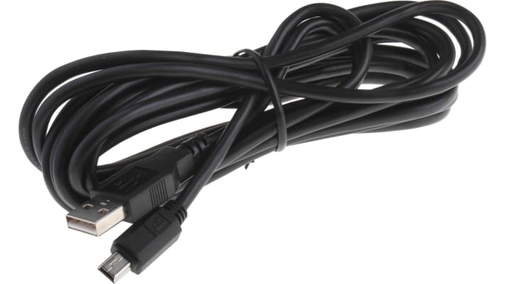 Modulo interfaccia Mitsubishi Electric FX-USB-AW per serie FX3U, convertitore USB a RS422 con LED di stato.