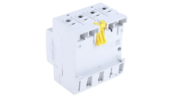 Interruttore differenziale ABB 2CSF204006R1400, 4 poli, 40A, sensibilità 30mA, montaggio su guida DIN, per protezione da correnti di guasto.
