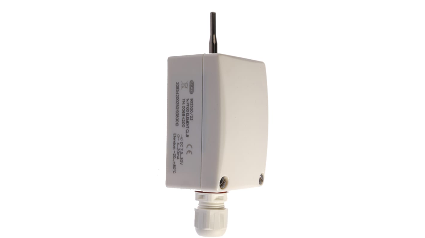 Sensore di temperatura Jumo PT100, codice 902520/23-572-1003-1/330, diametro 3.3 mm, lunghezza 29 mm, intervallo -20 a +80 °C.