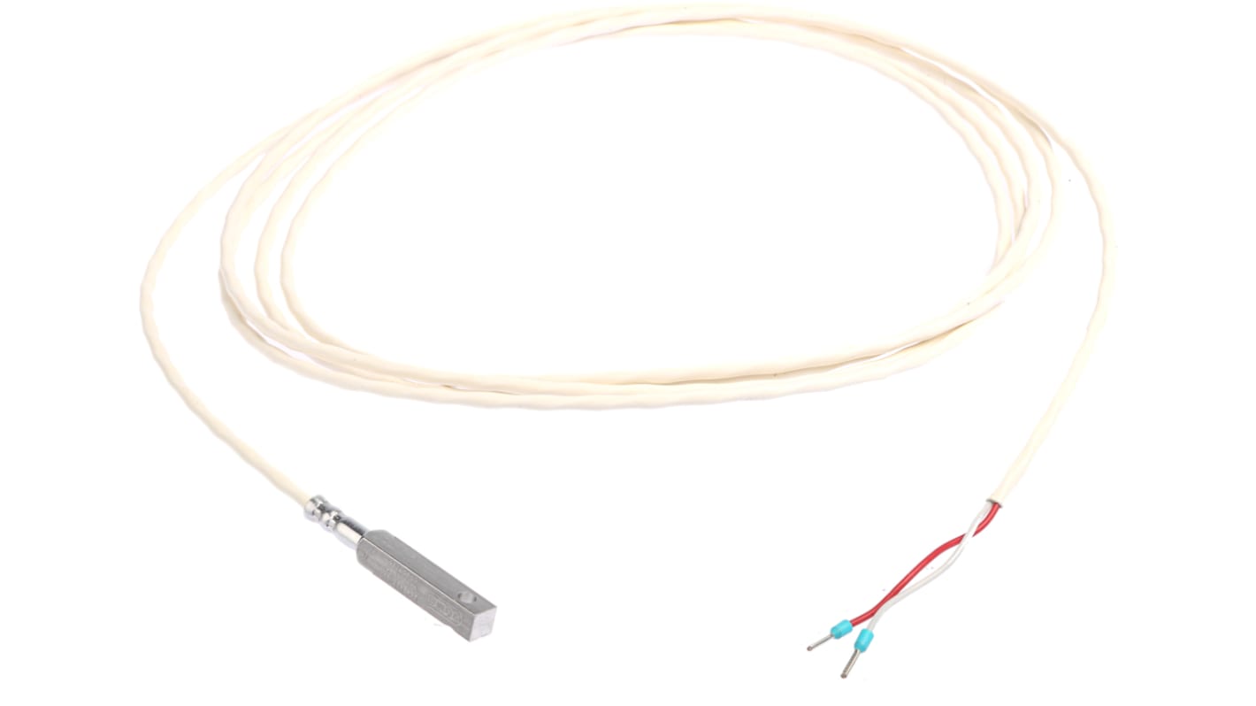 Sensore di temperatura Jumo 902550/10-386-1003-1-11-2500/000 RTD PT100, sonda in acciaio inox, lunghezza 45mm, cavo 2.5m, precisione classe B.