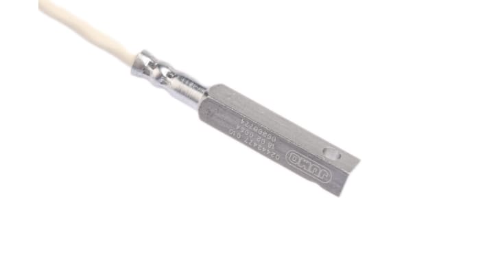 Sensore di temperatura Jumo 902550/10-386-1003-1-11-2500/000 RTD PT100, sonda in acciaio inox, lunghezza 45mm, cavo 2.5m, precisione classe B.