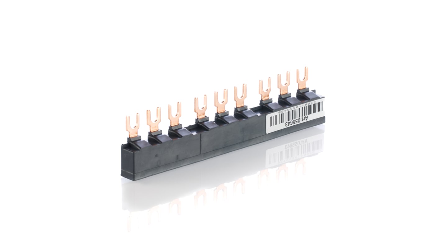 Barra di distribuzione Schneider Electric GV2G345 63A, 690V, passo 45mm Linergy - Ideale per applicazioni elettriche intensive, collegamenti rapidi e sicuri.