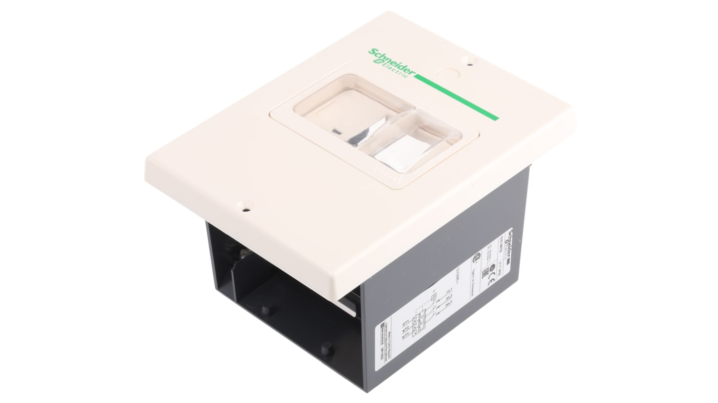 Interruttore automatico Schneider Electric GV2MP02 per protezione motore. Contenitore per Serie GV2ME. Affidabile e robusto contro sovraccarichi e cortocircuiti.