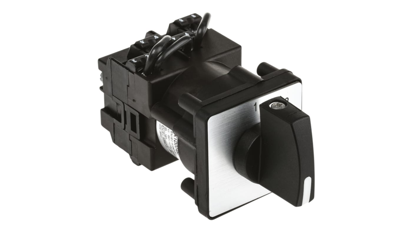 Interruttore cam monocanale Schneider Electric Harmony K, modello K1D004NLH, 4 posizioni, IP65, diametro 22 mm, 5,6 A, 690 V.