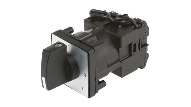 Interruttore cam monocanale Schneider Electric Harmony K, modello K1D004NLH, 4 posizioni, IP65, diametro 22 mm, 5,6 A, 690 V.