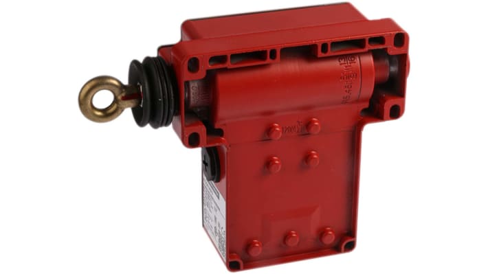 Interruttore a corda Telemecanique Sensors XY2CE1A270 - 50m, 2NC, montaggio lato destro per arresto di emergenza. Sicuro e affidabile.