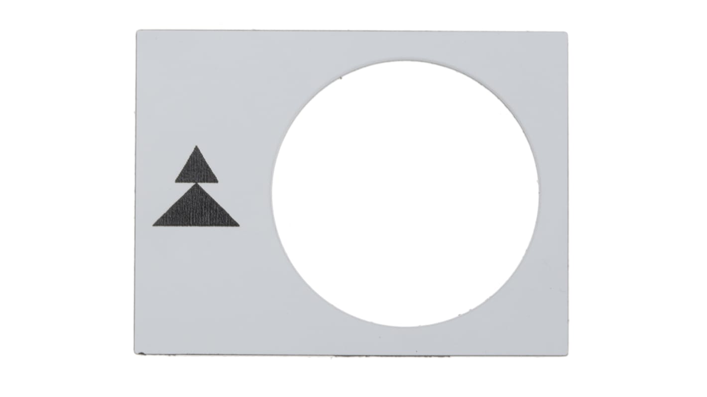 Etichette Schneider Electric ZB2BY4903 per stazioni di controllo XAC A, simboli NF e 52-124 - Accessori Legenda per serie XACA.
