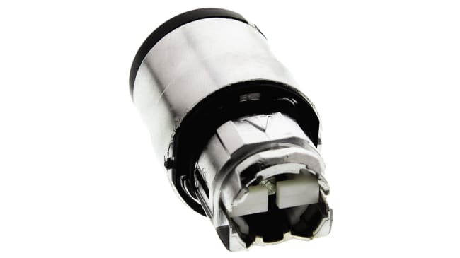Testa selettore Schneider Electric ZB4BG220, 2 posizioni, diametro foro 22mm, protezione IP66/IP67/IP69, montaggio semplice.