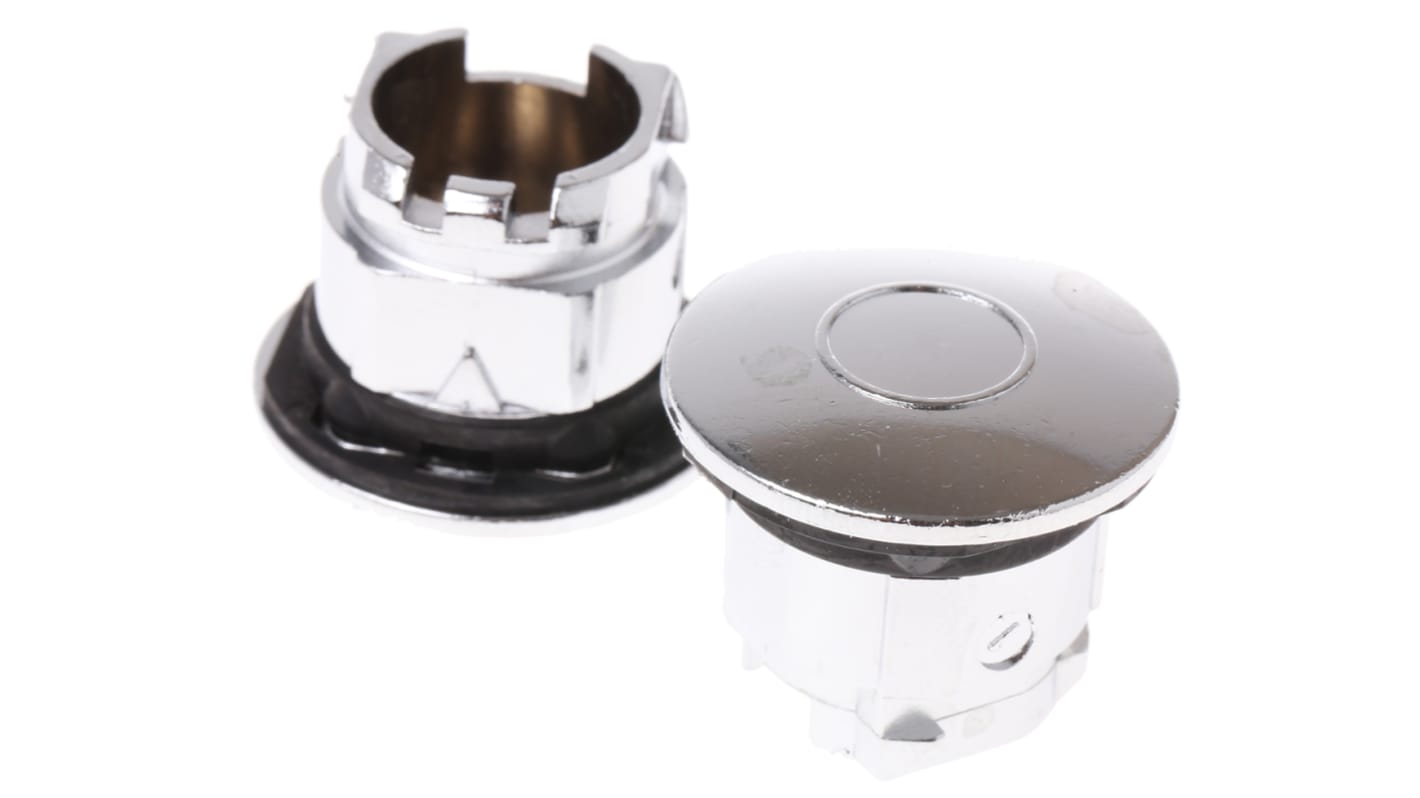Tappo di chiusura Schneider Electric ZB4SZ3 per serie XB4, in metallo, montaggio a filo, foratura 22 mm, resistente a temperature da -40 a +70 °C.