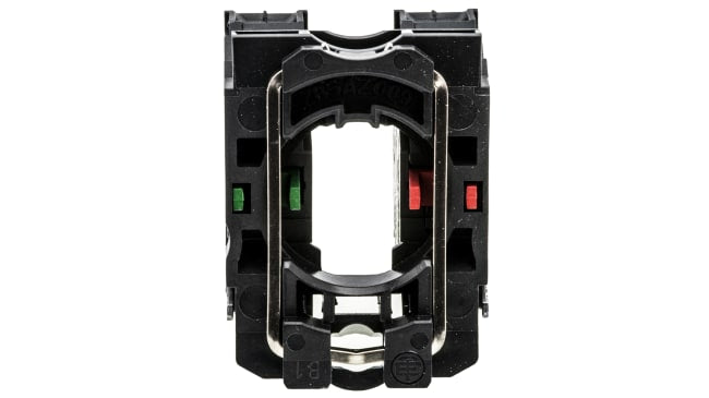 Blocco contatti Schneider Electric ZB5AZ105: 1NA + 1NC, 600V, terminali a vite. Ideale per automazione industriale, resistente e facile da installare.
