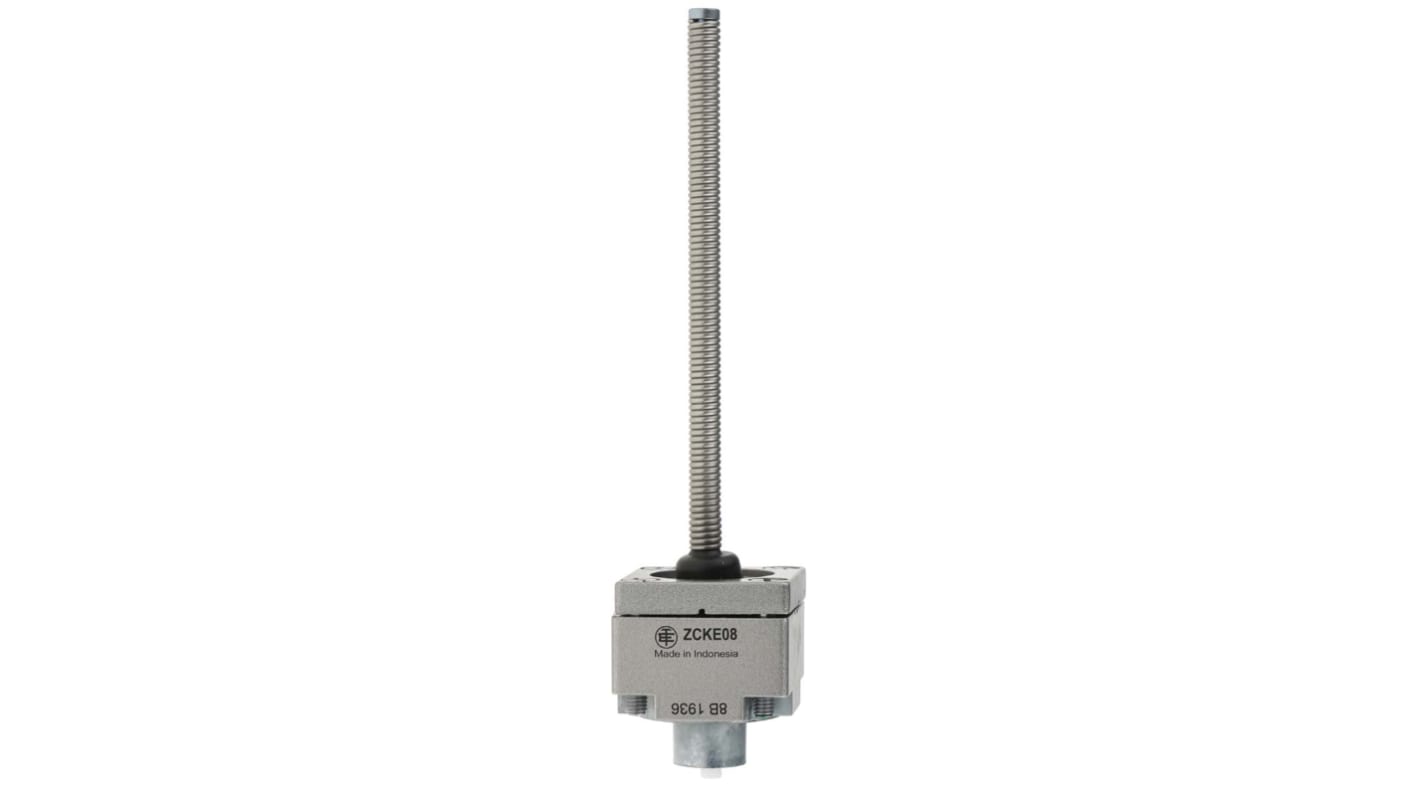 Interruttore di fine corsa Telemecanique Sensors ZCKE08, testa in metallo per serie XCK J. Accessorio per OsiSense XC.