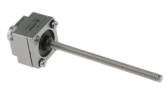 Interruttore di fine corsa Telemecanique Sensors ZCKE08, testa in metallo per serie XCK J. Accessorio per OsiSense XC.