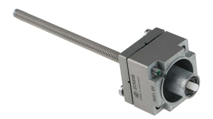 Interruttore di fine corsa Telemecanique Sensors ZCKE08, testa in metallo per serie XCK J. Accessorio per OsiSense XC.