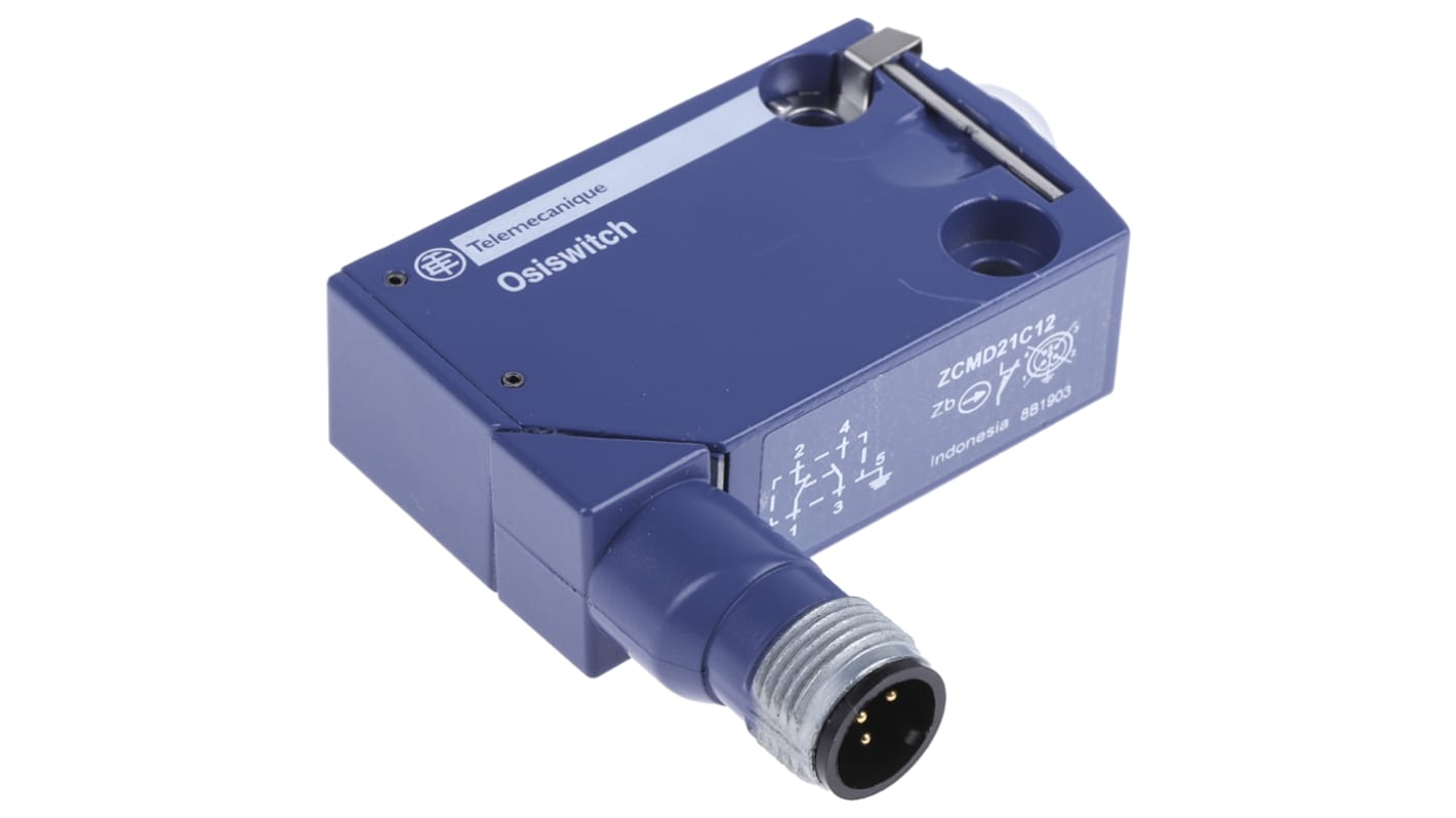 Interruttore di fine corsa Telemecanique Sensors ZCMD21C12, DP, NO/NC, 240V, 1,5A, IP66/IP67. Robusto e affidabile per macchinari industriali.