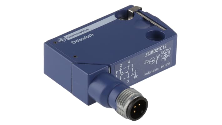 Interruttore di fine corsa Telemecanique Sensors ZCMD21C12, DP, NO/NC, 240V, 1,5A, IP66/IP67. Robusto e affidabile per macchinari industriali.