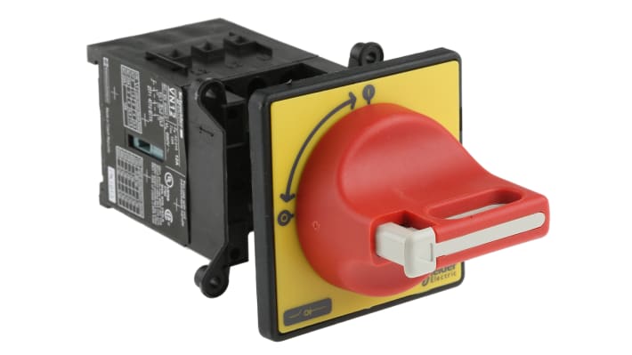 Interruttore di isolamento Schneider Electric VCDN12, 3 poli, 12A, 690V, grado di protezione IP65, dimensioni 60x60 mm.