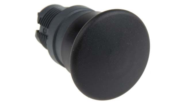 Pulsante a fungo SPST Schneider Electric XB5AC21, montaggio a pannello, diametro 22 mm, colore nero, grado di protezione IP 65 e IP 69 K.