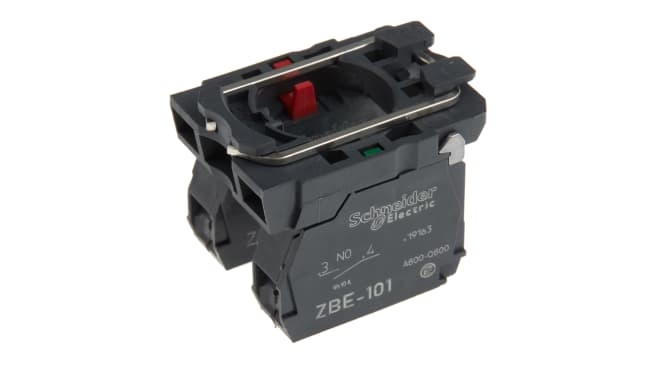 Pulsante di arresto di emergenza Schneider Electric Harmony XB5, testa rossa, montaggio a pannello, grado di protezione IP67.